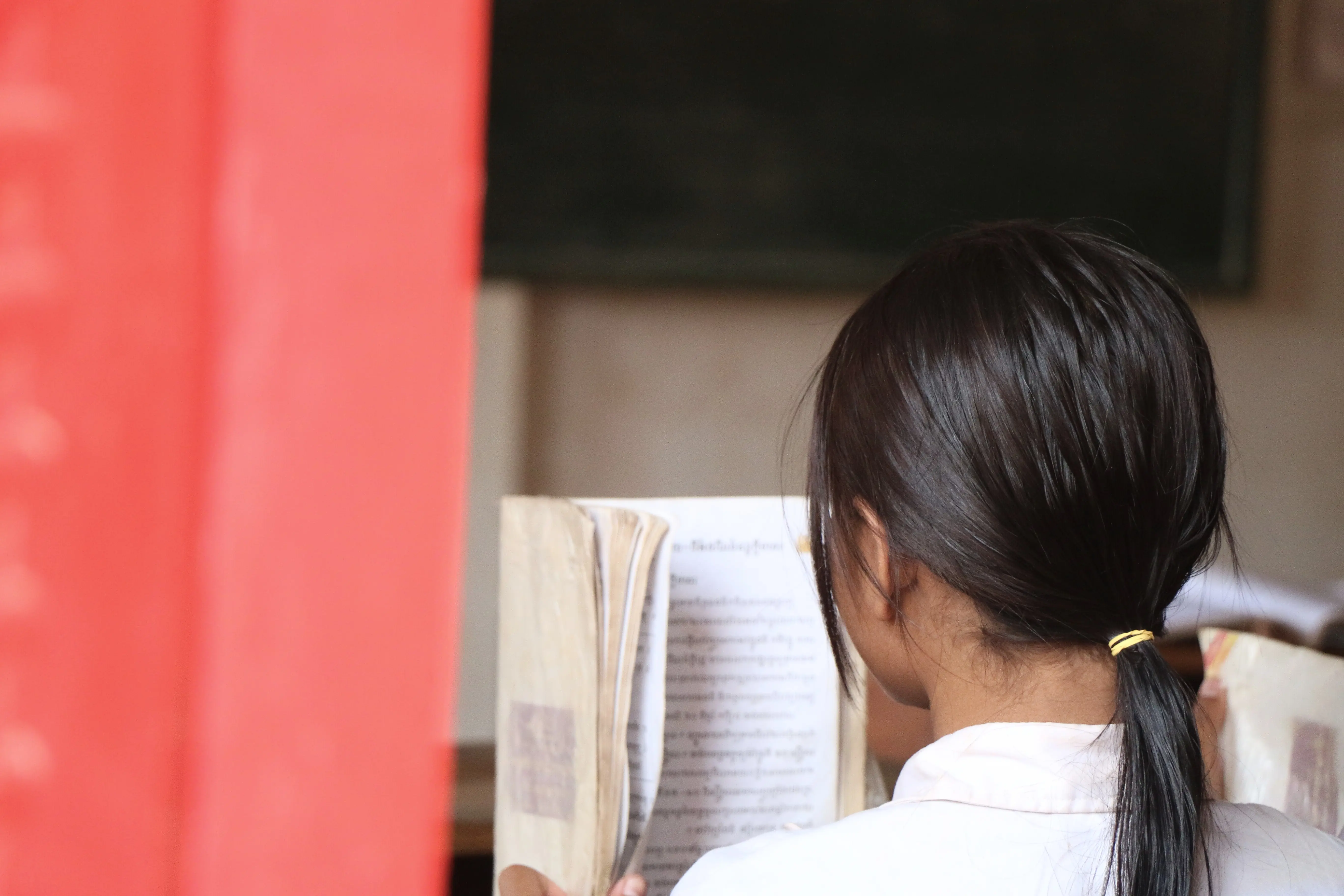 授業を受ける子どもたちの様子